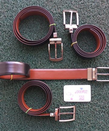 Double Sided Leather Belt