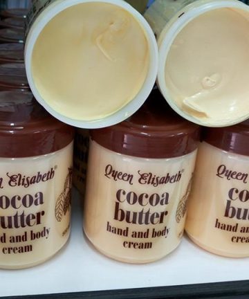 Queen Elizabeth cocoa butter