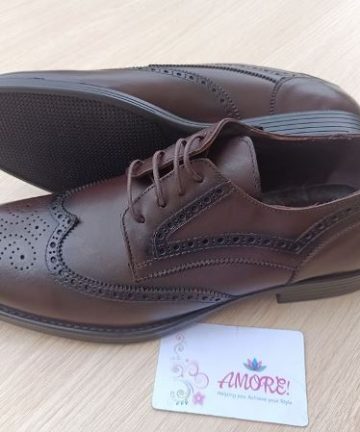 Safari brown detailed brogue