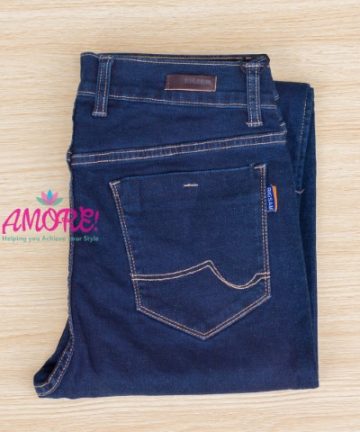 Navy blue jeans