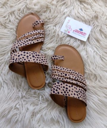 Printed chunky sandal