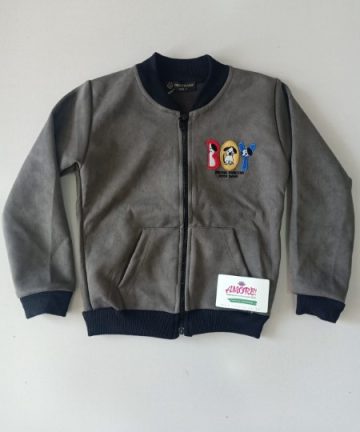 grey kids jacket