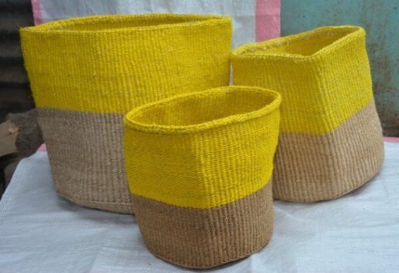 Sisal Basket Planters 5