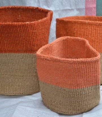 Sisal Basket Planters 6