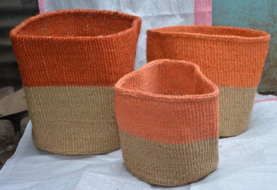 Sisal Basket Planters 6