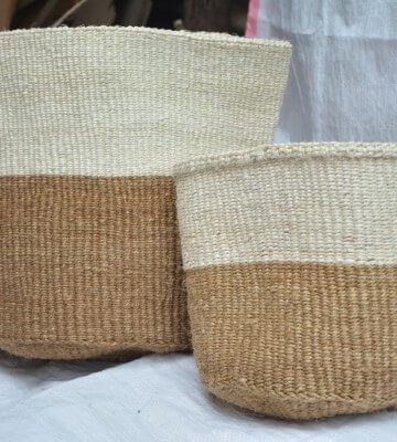 Sisal Basket Planters 12