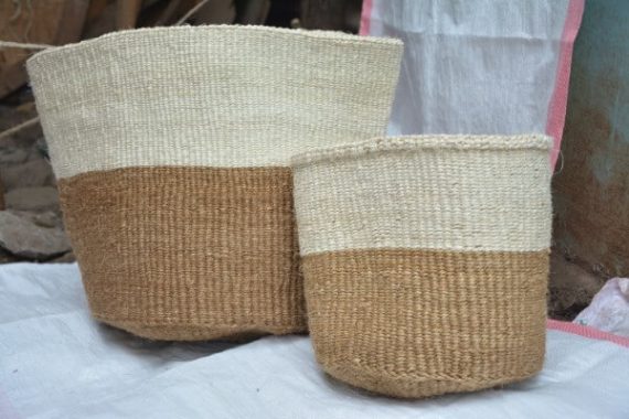 Sisal Basket Planters 12