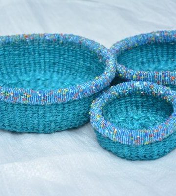 Sisal  Basket Planters 16