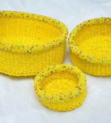 Sisal Basket Planters 17
