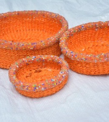 Sisal Basket Planters 18