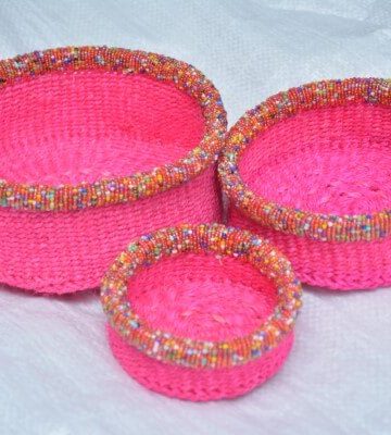 Sisal  Basket Planters 19