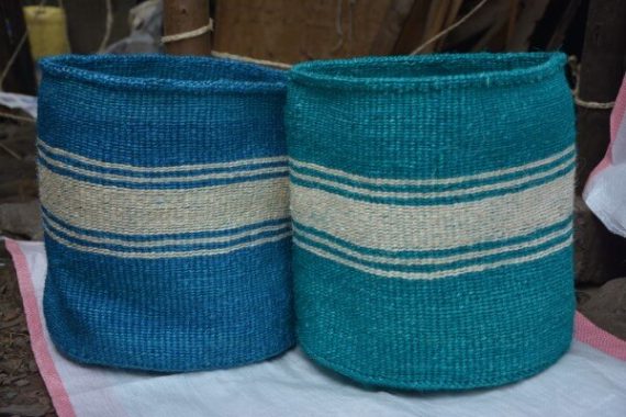 Sisal Basket Planters 24