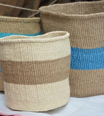 Sisal Basket Planters 31