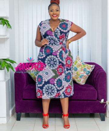 LT Midi Dress Multi print