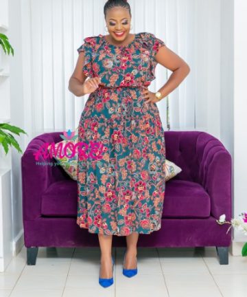 Midi Dress Multi Floral