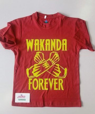 Maroon Wakanda tee