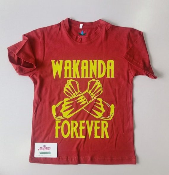 Maroon Wakanda tee