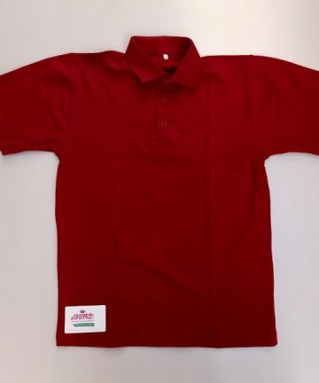 Maroon polo tee