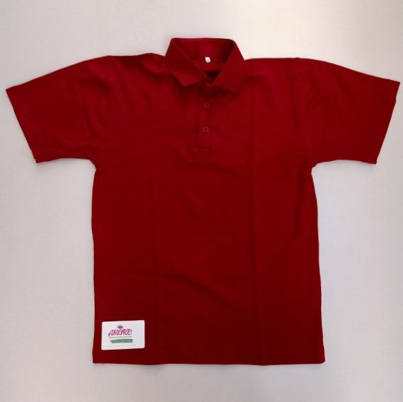 Maroon polo tee