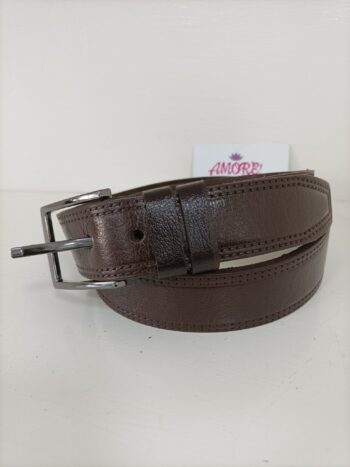 Brown Belt With Weaved Sides