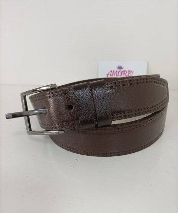 Brown Belt With Weaved Sides