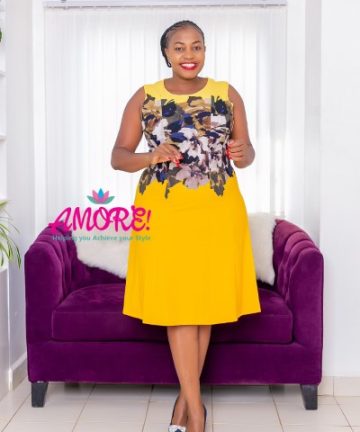 Freesia Yellow Dress