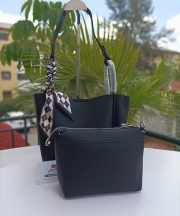 Black hobo bag