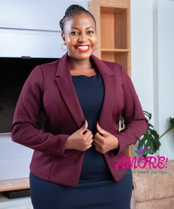 Maroon ladies blazer