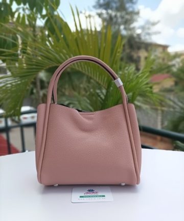 Small top handle pink bag