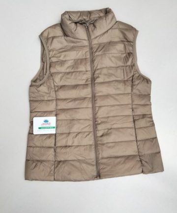 Brown half puffer jacket (ladies)