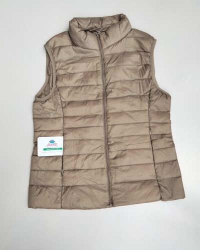Brown half puffer jacket (ladies)