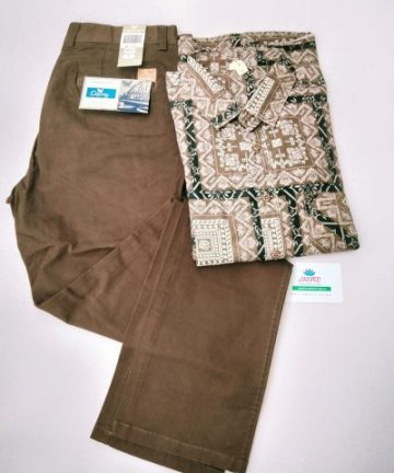 Khaki & floral shirt 4