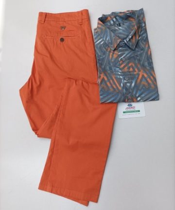 Khaki & floral shirt 5