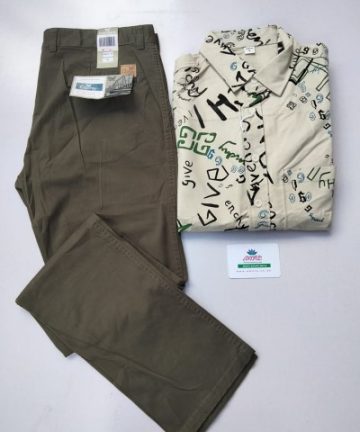 Khaki & floral shirt 6