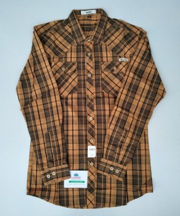 Yellow checked shirt